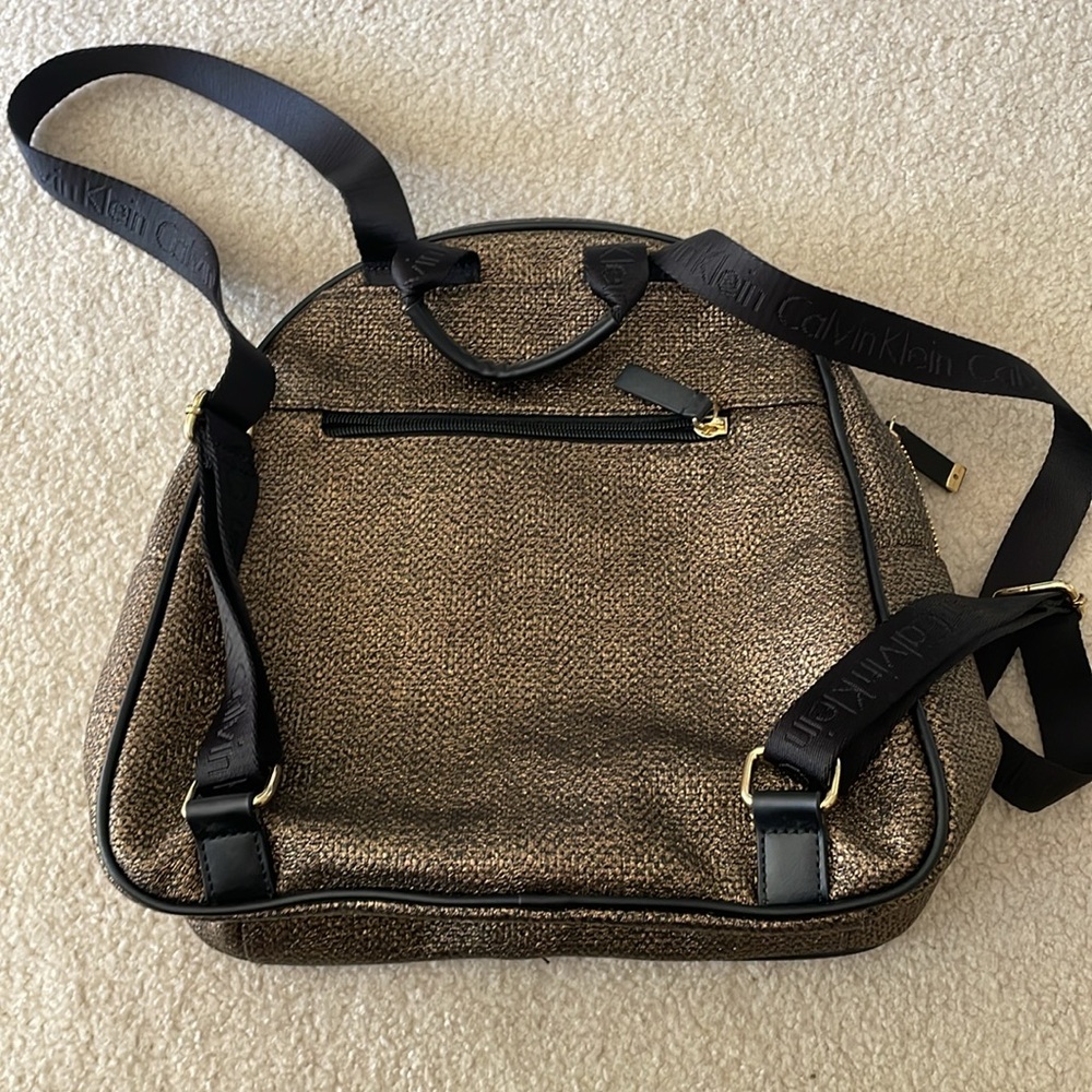 Calvin Klein Signature Metallic Backpack - Picture 4 of 7